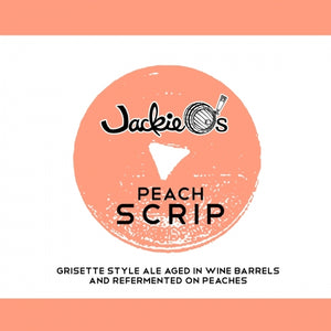 Jackie O's Peach Scrip Grisette