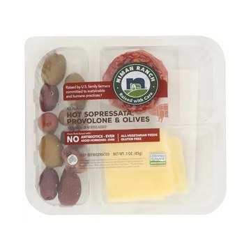 Niman Ranch Sopressata and Provolone Snack Pack