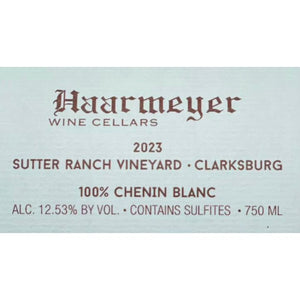 Haarmeyer St. Rey Chenin Blanc - 2023