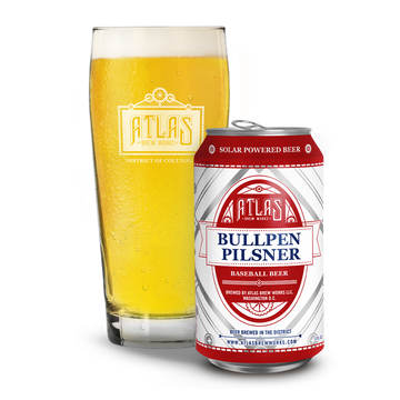 Atlas Brew Works Bullpen Pilsner Stovepipe