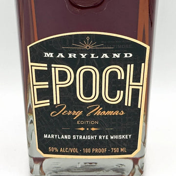 Baltimore Spirits Epoch Rye Whiskey Jerry Thomas Edition