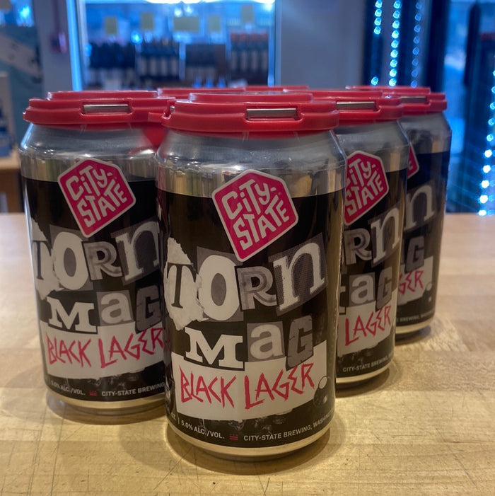 City State Brewing Torn Mag Black Lager