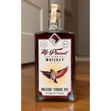 Mt. Pleasant Club Whiskey Ingleside Terrace Rye Whiskey