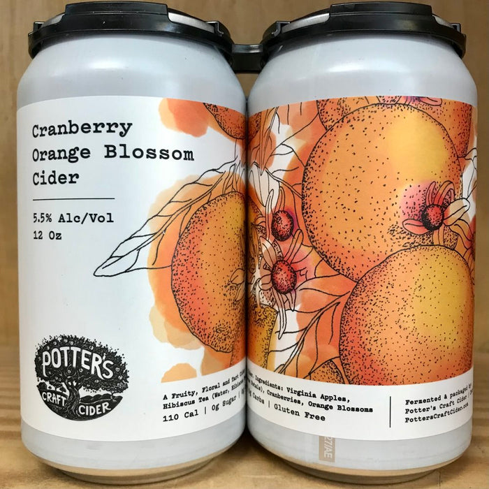 Potter's Craft Cider Cranberry Orange Blossom Cider