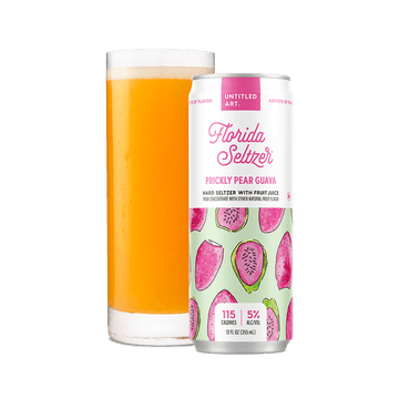 Untitled Art Florida Seltzer Prickly Pear Guava Hard Seltzer