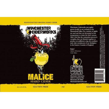 Winchester Ciderworks Malice Dry Cider
