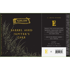 Elder Pine Brewing and Blending Barrel Aged Jupiter's Cake