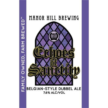 Manor Hill Brewing Echoes of Sanctity Dubbel