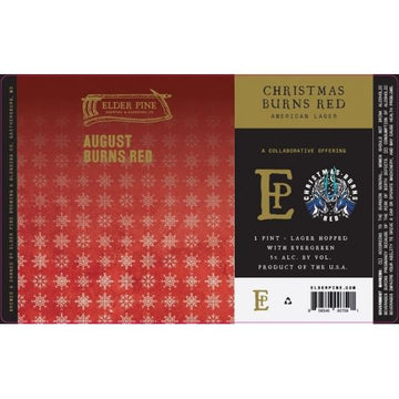 Elder Pine Brewing & Blending Christmas Burns Red Lager
