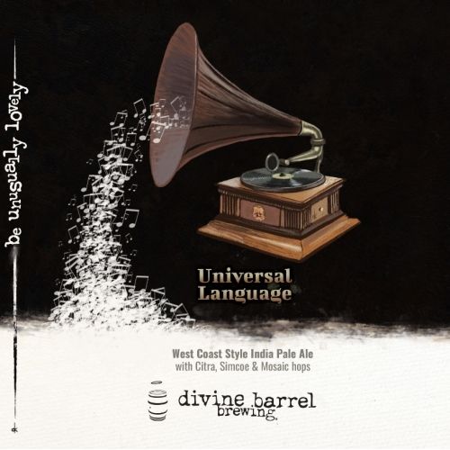 Divine Barrel Brewing Universal Language West Coast IPA