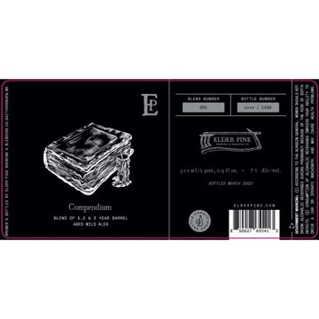 Elder Pine Brewing & Blending Compendium Wild Ale