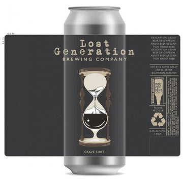 Lost Generation Brewing Grave Shift Dark Lager