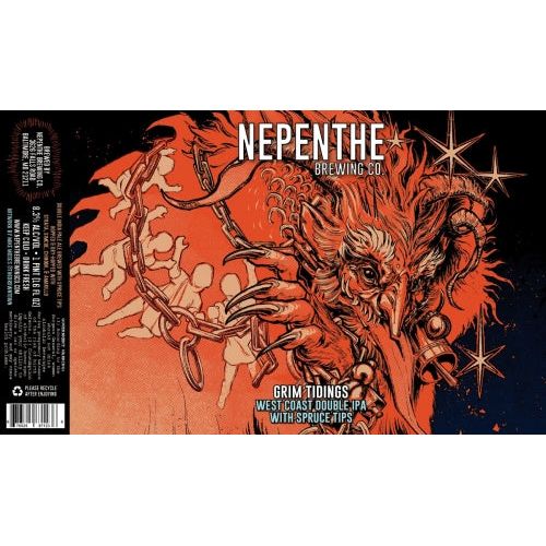 Nepenthe Brewing Grim Tidings West Coast DIPA