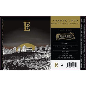 Elder Pine Brewing and Blending Summer Gold Ale
