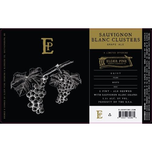 Elder Pine Brewing & Blending Sauvignon Blanc Clusters