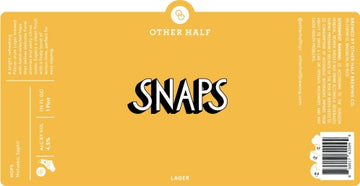 Other Half Brewing Snaps Lager