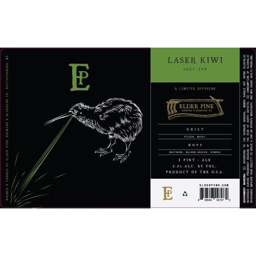 Elder Pine Brewing & Blending Laser Kiwi IPA