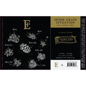 Elder Pine Brewing & Blending Seven Grain Situation Lager