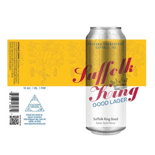 Sojourn Fermentory Suffolk King Good Lager