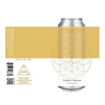 Sojourn Fermentory Paradise Harrison Cider