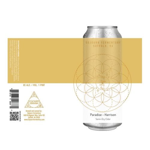 Sojourn Fermentory Paradise Harrison Cider