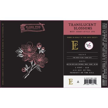 Elder Pine Brewing & Blending Translucent Blossoms IPA