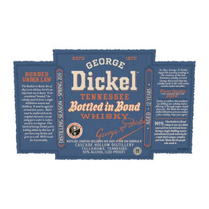 George Dickel 12 Year Bottled in Bond Tennessee Whiskey