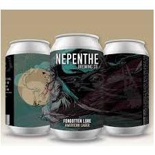 Nepenthe Brewing Forgotten Lore American Lager