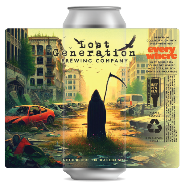 Lost Generation Brewing (w/ Everywhere Beer) Nothing Here for Death to Take