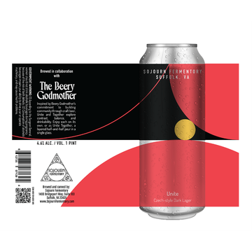 Sojourn Fermentory Unite Czech-style Dark Lager
