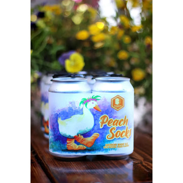 Burnish Peach Socks Wheat Ale