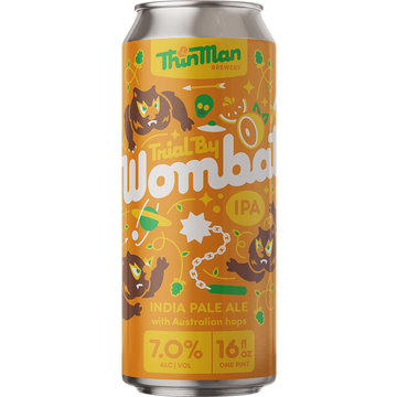 Thin Man Brewing Trial By Wombat IPA