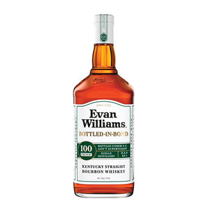Evan Williams White Label Bottled In Bond Bourbon Handle