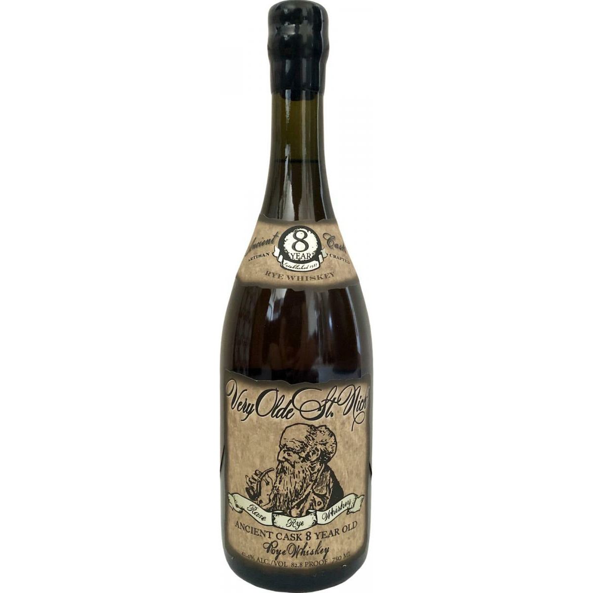 Very Olde St. Nick Ancient Cask 8 Year Rye Whiskey – Wardman Wines