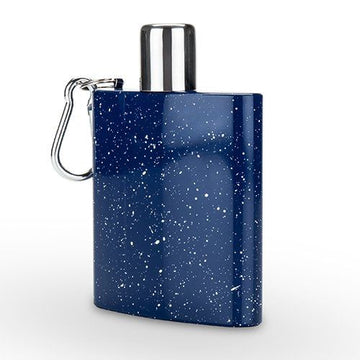 Enamel Carabiner 6oz Flask