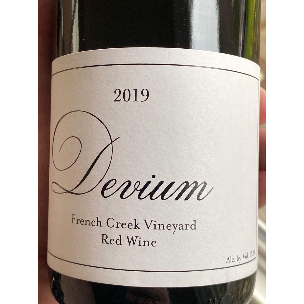 Devium French Creek Vineyard Red Wine - 2019 – Wardman Wines