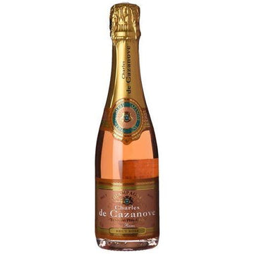 Charles De Cazanove Brut Rose Champagne Half Bottle - NV