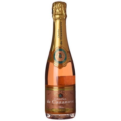 Charles De Cazanove Brut Rose Champagne Half Bottle - NV