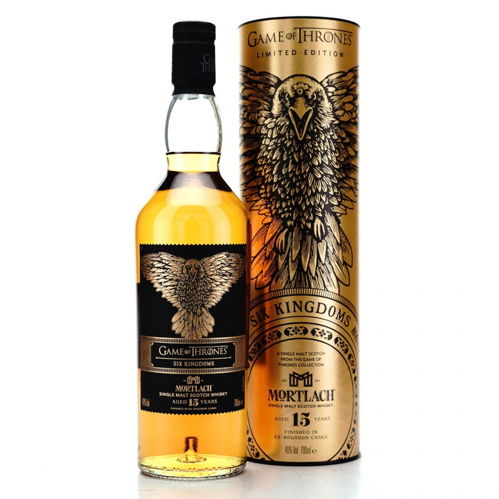 Mortlach 15 Year Single Malt Scotch Whisky The Six Kingdoms GoT Collection
