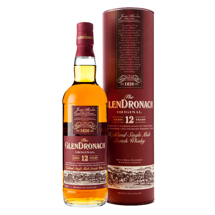 12 – Year Wines Malt The Single Wardman Glendronach Scotch Whisky Original