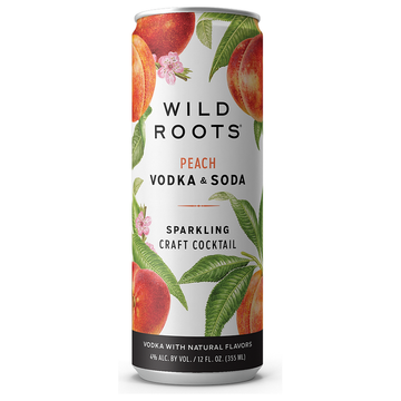 Wild Roots Peach Vodka & Soda