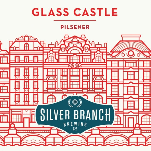 Silver Branch Glass Castle Pils