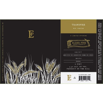 Elder Pine Brewing and Blending Transpire