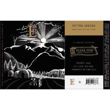 Elder Pine Brewing Bitter Geezer ESB
