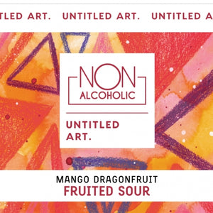 Untitled Art Brewing Co Non Alcoholic Mango Dragonfruit Sour