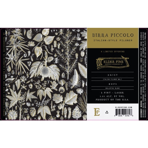 Elder Pine Brewing and Blending Birra Piccolo
