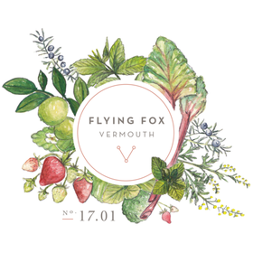 Flying Fox Vineyards Strawberry Rhubarb Spring Vermouth