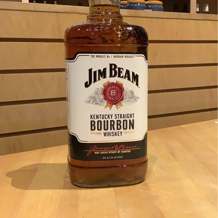Jim Beam Kentucky Straight Bourbon Whiskey 1.75L