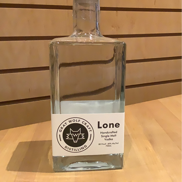 Gray Wolf Craft Distilling "Lone" Vodka
