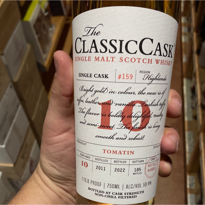 The Classic Cask Tomatin 10 Year Single Malt Scotch Whisky